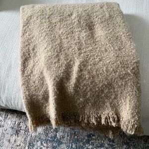 Studio McGee beige throw blanket